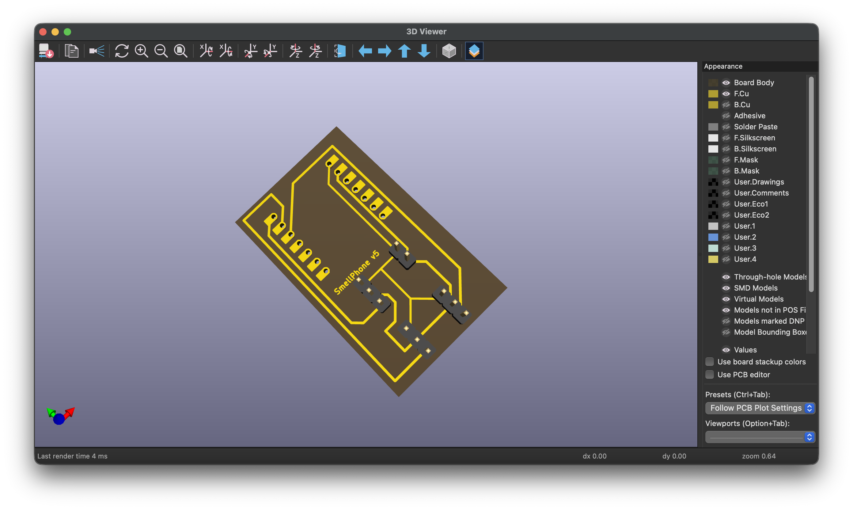 Custom PCB 3D Visualization
